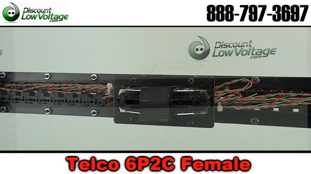 Cat 3 Telco Female Patch Panel 6P2C 24 port смотреть онлайн