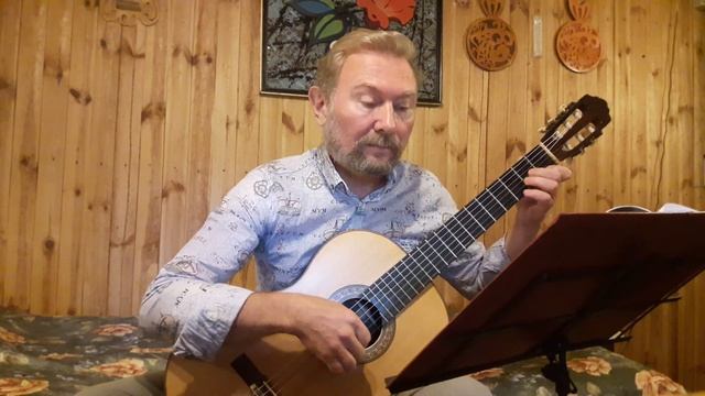 Юрий Милютин. Сирень-черёмуха (из к/ф "Беспокойное хозяйство") на гитаре. Обработка О. Копенкова смотреть онлайн
