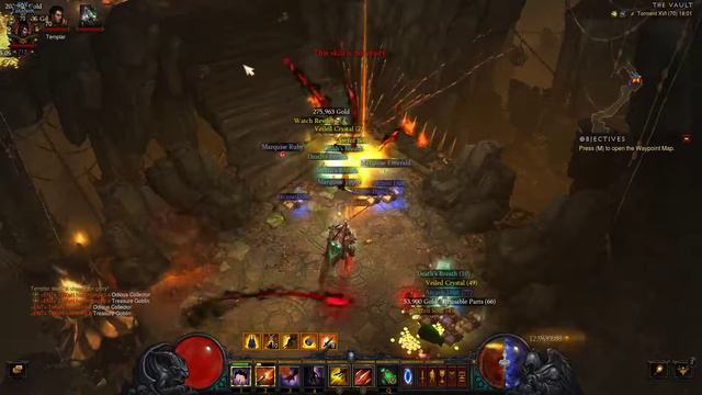 Diablo 3 - Puzzle ring + Kanai`s Cube = The Vault смотреть онлайн