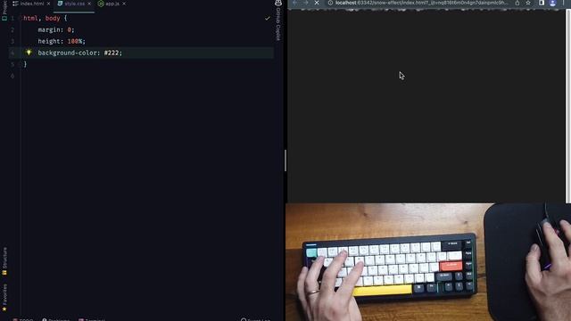 ASMR Programming | SVG Snow Effect [No talking] смотреть онлайн