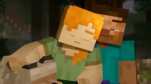 ? майнкрафт ? алекс и стив часть 2 ? анимация ✅[ льоха ] ✅