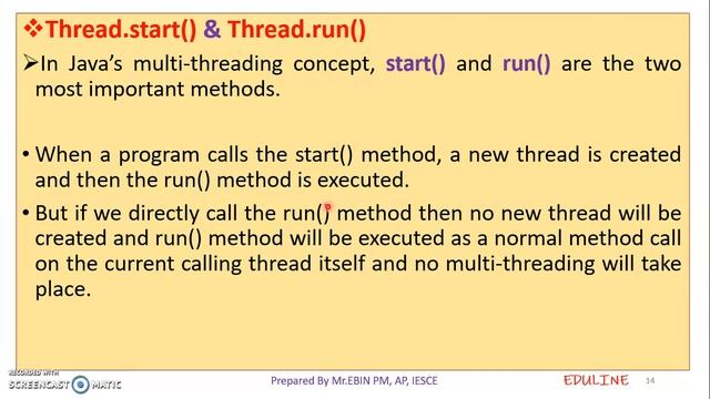 JAVA - MODULE 4 - TOPIC 11 - CREATING THREAD смотреть онлайн
