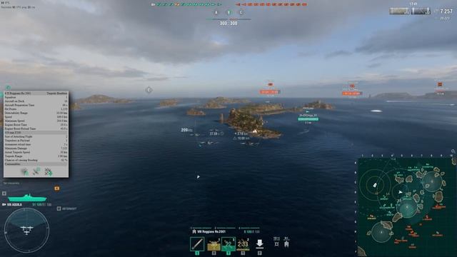 Цитадели ракетами в линкоры? Обзор AQUILA - Первого итальянского авианосца в WoWs! смотреть онлайн