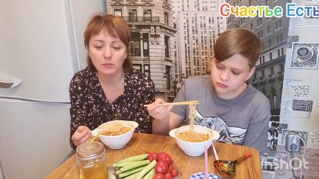 МУКБАНГ/Чан Рамен/ наелись Дошика от души ??chan ramen MUKBANG/ ASMR #MUKBANG RUSSIA смотреть онлайн