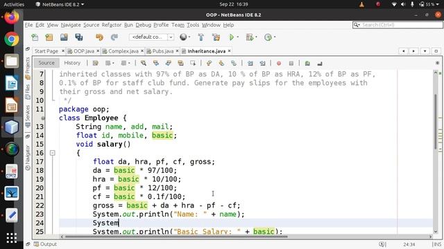 Object Oriented Programming Lab SEIT, SPPU, Experiment No. 3 смотреть онлайн