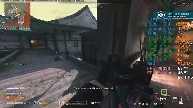 VITÓRIA - WARZONE 2 | E3 1270 V2 + GTX 1650 GDDR6 | Xeon E3 1270 V2 | MW2 | [46] смотреть онлайн