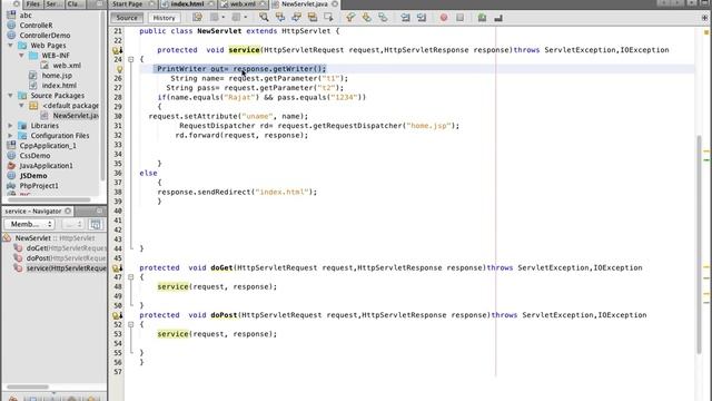 Java Servlet Controller смотреть онлайн