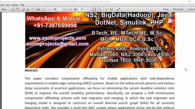 Dependent Task Scheduling and Offloading for Minimizing Deadline Violation Ratio in Mobile Edge Com смотреть онлайн