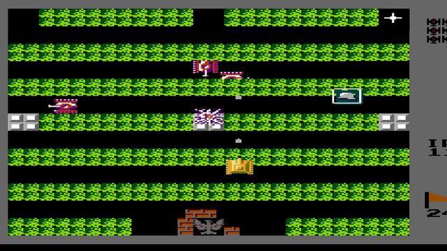 Line Tank (Battle City Hack) (NES, 1985) Уровень 24 смотреть онлайн