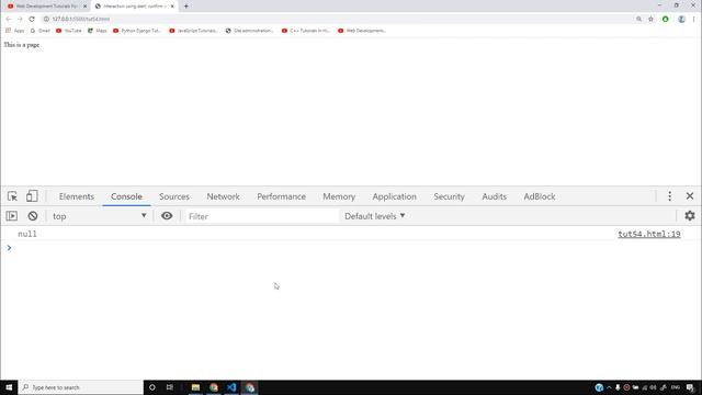 JavaScript Tutorial: Interaction - Alert, Prompt, Confirm | Web Development Tutorials #54 смотреть онлайн