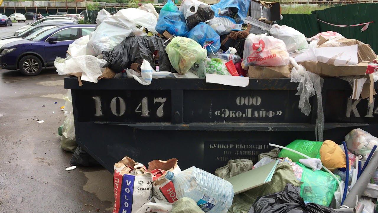 ЖК "Одинбург": неделю не вывозят мусор смотреть онлайн
