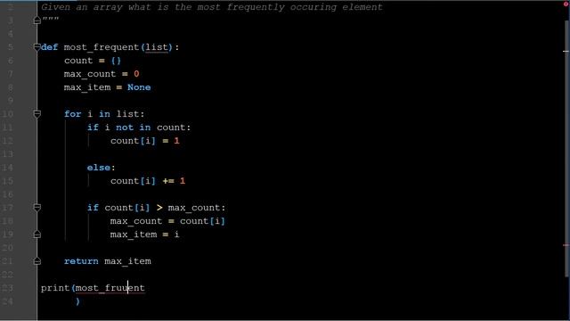 How To Find The Most Frequent Count In Python Array || Python смотреть онлайн