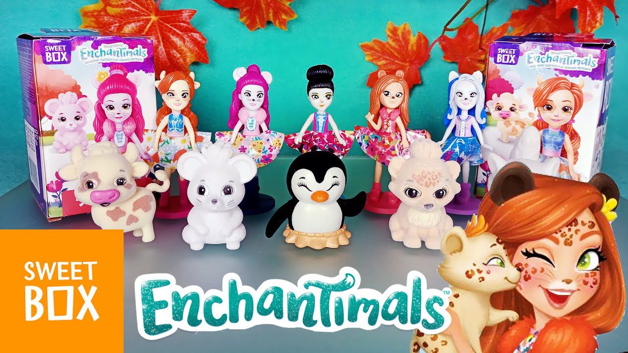 2 волна Enchantimals в Sweet Box - обзор полной коллекции смотреть онлайн