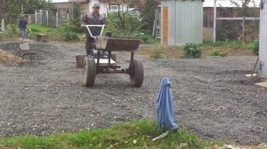 Передняя тачка (думпер) для мотоблока. самосвальная.
