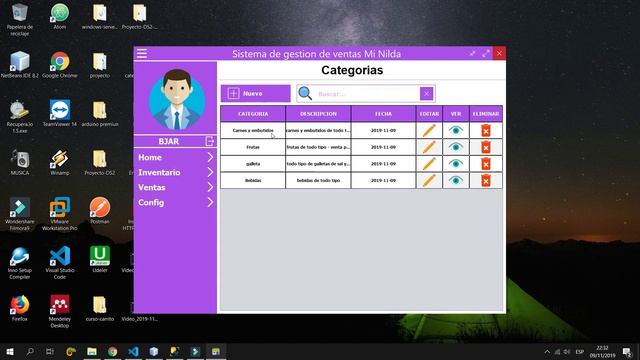 JAVA y SQL SERVER - MENU SLIDING - Y MENÚ ACORDEÓN - DISEÑO смотреть онлайн