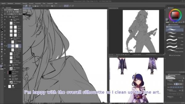 How to draw Anime: ✦ Character Illustration Process in Clip Studio Paint [Tutorial 2023]
