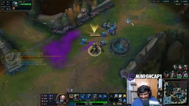 When singed gets 800+ AP and 35 dark harvest stacks... смотреть онлайн