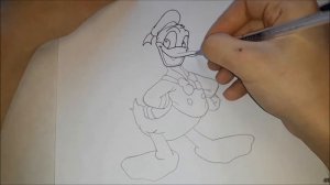 Рисуем Дональда Дака вместе! Как нарисовать Дональда Дака?