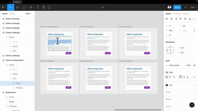 FIGMA OD ZERA 6: Komponenty ✏️ Kurs po polsku смотреть онлайн