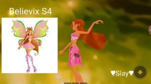 All Winx Club transformations in Glam magic power Up to S4|Glam magic power Winx| {Roblox}