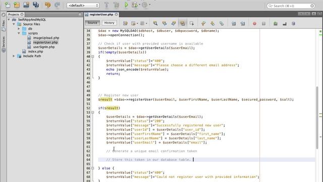 Email Verification Feature. Video 1. Swift+PHP+MySQL. смотреть онлайн