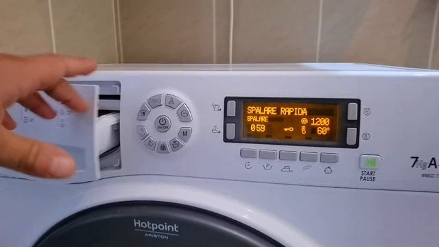 Hotpoint Ariston WMSD723 Eroare F05 / F5 смотреть онлайн