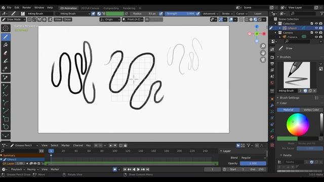 Creating and Importing Custom Grease Pencil Brushes || Experimenting in Blender 3.0 (Alpha) смотреть онлайн