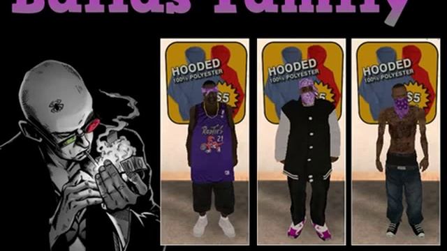Pack de Skins Pandillas [Groove, Ballas, Vagos, Rifa, Aztecas] GTA San Andreas смотреть онлайн