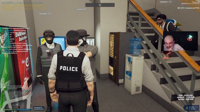 GTA 5 RP Hawick Сотрудник LSPD в патруле. смотреть онлайн