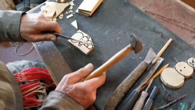 "Старина Сибирская". МК Ёлочная игрушка. Деревянный снеговик. смотреть онлайн