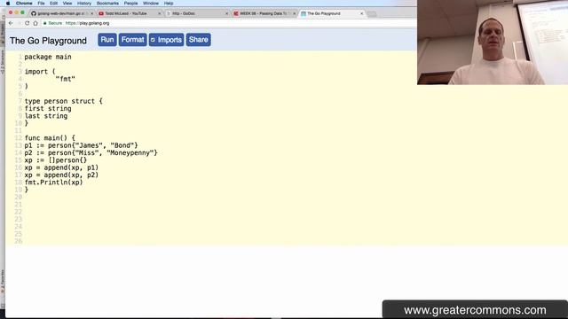 Golang Slice of Structs смотреть онлайн