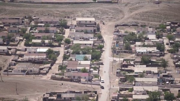 Мурунтау. Вид с гор. Май 2015