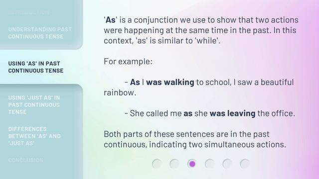 Mastering Time Expressions in Past Continuous: 'As' and 'Just As' смотреть онлайн