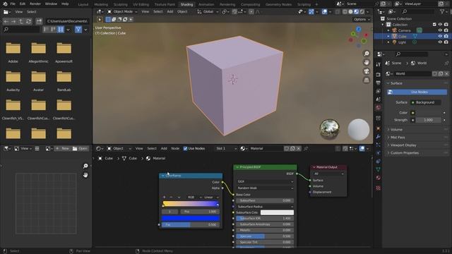 Blender Full Training - Episode 47 - Cartoon color and texture overview | blender texture tutorial смотреть онлайн