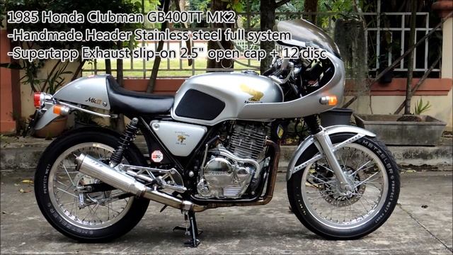 Honda Clubman GB400MK2 Sound