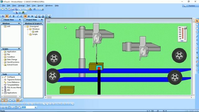 SCADA Tutorial For Beginners | Monitoring Conveyor Automation System #scada