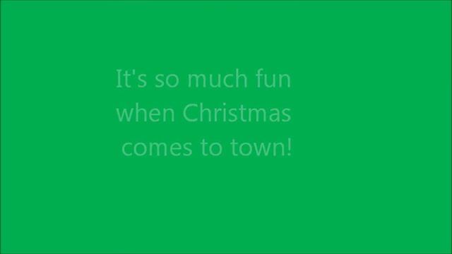 When Christmas Comes to Town (Polar Express) Karaoke/Instrumental смотреть онлайн