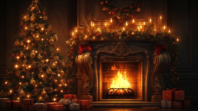 ✨ Cozy Christmas Fireplace   3-Hour Relaxing Fire, Twinkling Lights   Sleep, Relax, Holiday Joy