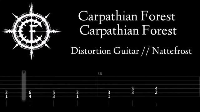 Carpathian Forest - Carpathian Forest // Guitar Tab // Nattefrost смотреть онлайн