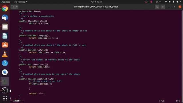 Stack Implementation using Java, Singly Linked List based stack implementation using java. смотреть онлайн