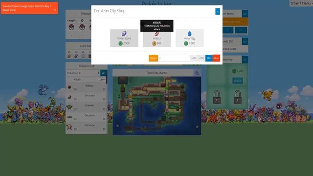 PokeClicker Full Gameplay Walkthrough смотреть онлайн
