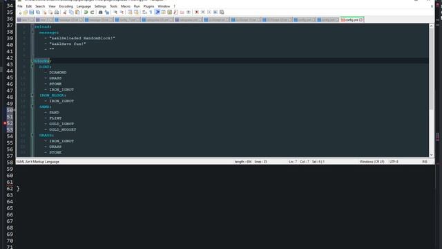 How to make a Spigot 1.15 plugin (Ep11) Creating a config.yml file смотреть онлайн