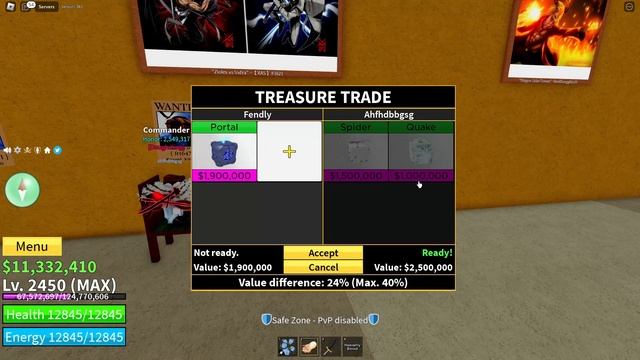 ЧТО ПРЕДЛОЖАТ ЗА ФРУКТ ПОРТАЛ (Portal Fruit) в БЛОКС ФРУТС? ТРЕЙДЫ НА ФРУКТЫ ? Roblox Blox Fruits смотреть онлайн