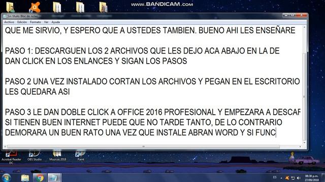 DESCARGAR E INSTALAR OFFICE PARA NETBOOK NOTBOOK PC, WORD EXCEL, POWER POINT Y MAS смотреть онлайн