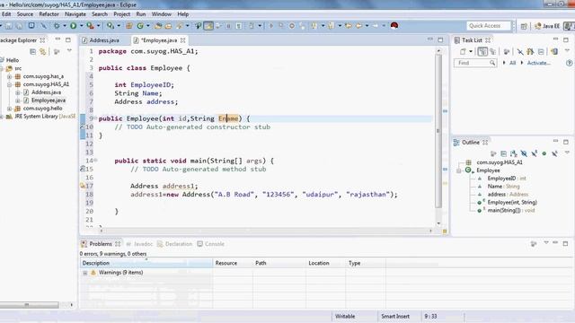 Aggregation has a relationship example in java смотреть онлайн