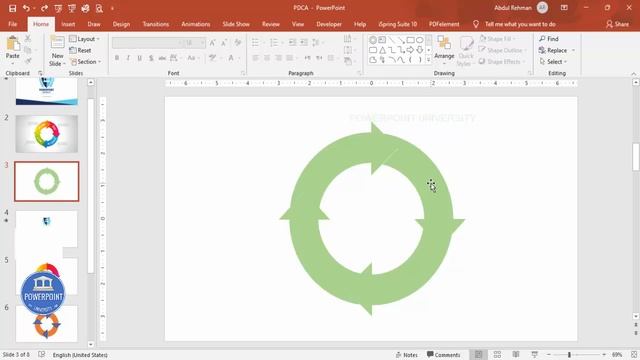 Create PDCA Cycle Slide in PowerPoint. Tutorial No. 875 смотреть онлайн