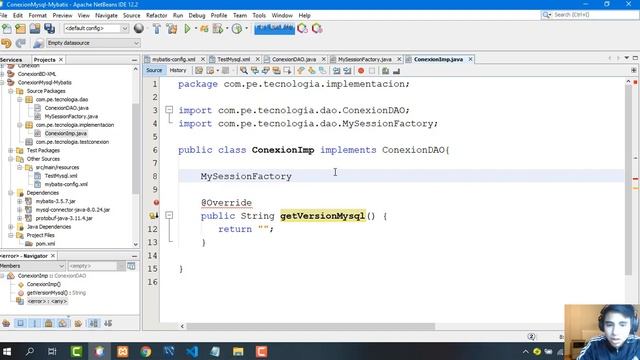 Curso de Java y MySQL #26 II MyBatis - Conexión entre Java y MySQL usando MyBatis (Parte II) смотреть онлайн