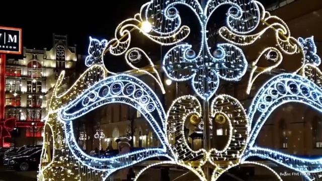 16 декабря завершится новогоднее оформление Москвы смотреть онлайн
