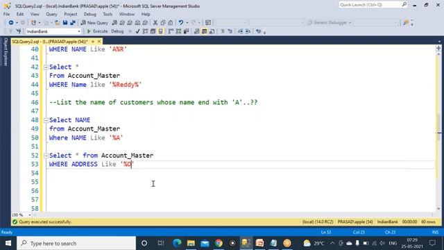 SQL Server Telugu EP-22 смотреть онлайн