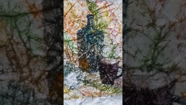 22гр.21гр.Натюрморт на мятой бумаге акварелью(2) смотреть онлайн